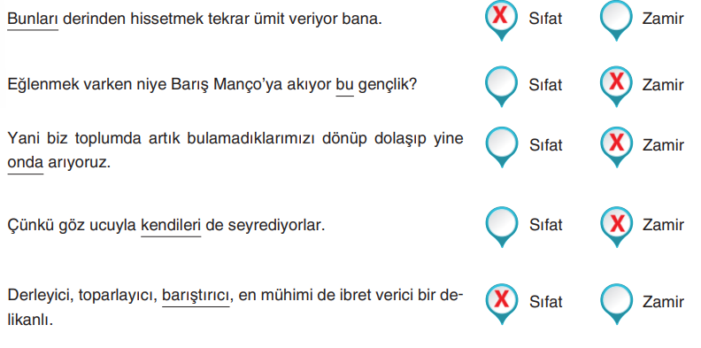 6. Sınıf Türkçe Ders Kitabı Sayfa 167 Cevapları Yıldırım Yayınları1