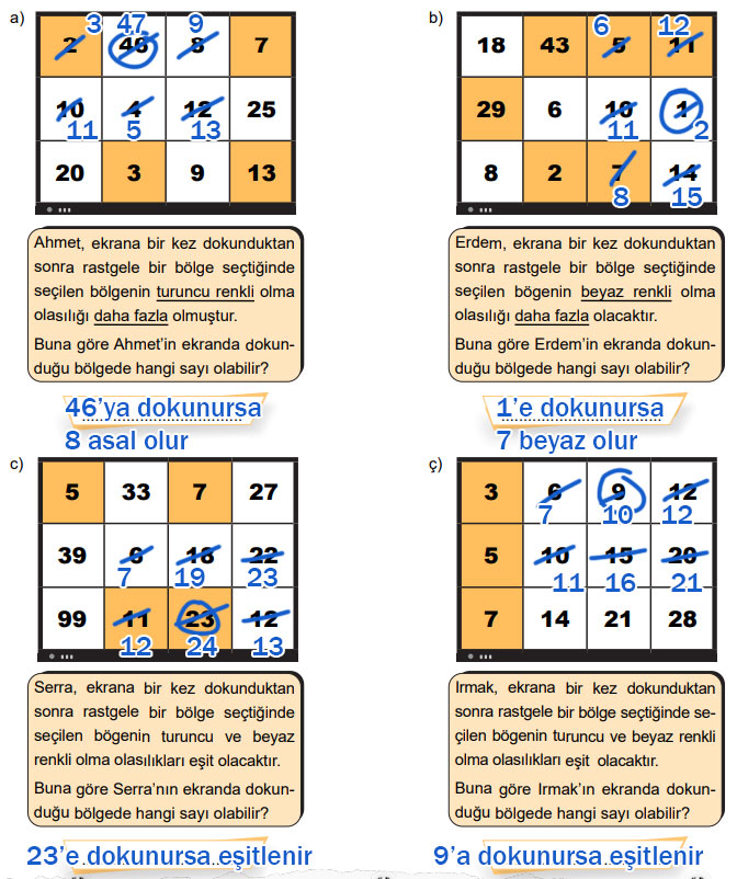 8. Sınıf Matematik Ders Kitabı Sayfa 121 Cevapları MEB Yayınları