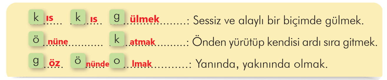 3. Sınıf Türkçe Ders Kitabı Sayfa 205 Cevapları İlke Yayıncılık