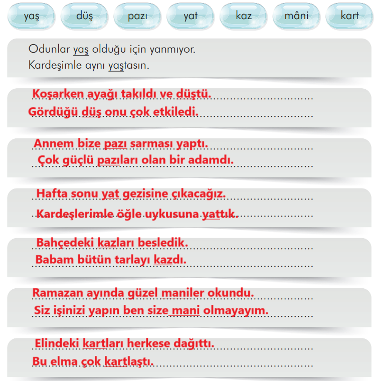 3. Sınıf Türkçe Ders Kitabı Sayfa 210 Cevapları İlke Yayıncılık