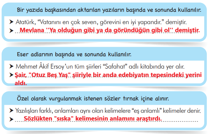 3. Sınıf Türkçe Ders Kitabı Sayfa 247 Cevapları İlke Yayıncılık