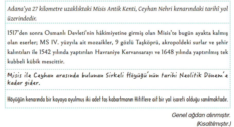 4. Sınıf Türkçe Ders Kitabı Sayfa 190 Cevapları TUNA Yayınları