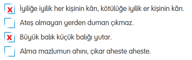 4. Sınıf Türkçe Ders Kitabı Sayfa 198 Cevapları TUNA Yayınları