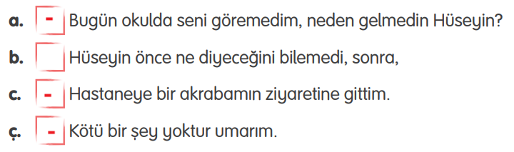 4. Sınıf Türkçe Ders Kitabı Sayfa 200 Cevapları TUNA Yayınları