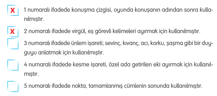 4. Sınıf Türkçe Ders Kitabı Sayfa 209 Cevapları TUNA Yayınları