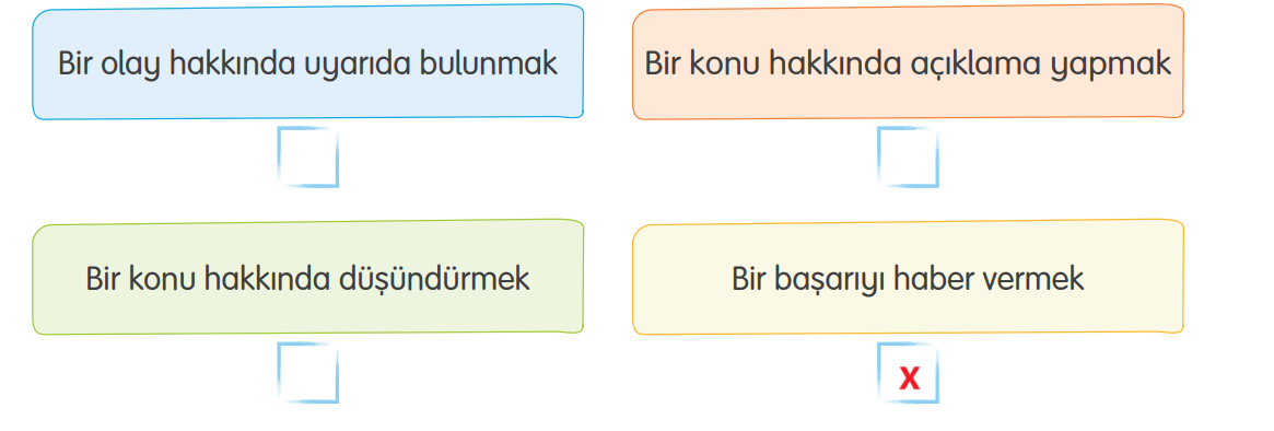 4. Sınıf Türkçe Ders Kitabı Sayfa 213 Cevapları TUNA Yayınları