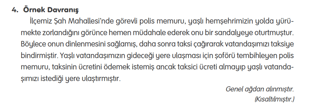 4. Sınıf Türkçe Ders Kitabı Sayfa 231 Cevapları TUNA Yayınları