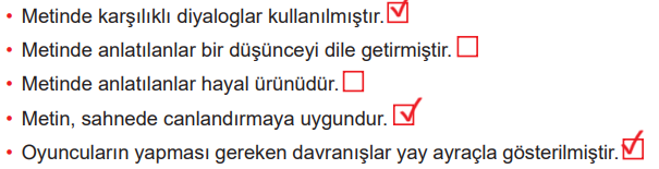 6. Sınıf Türkçe Ders Kitabı Sayfa 188 Cevapları MEB Yayınları