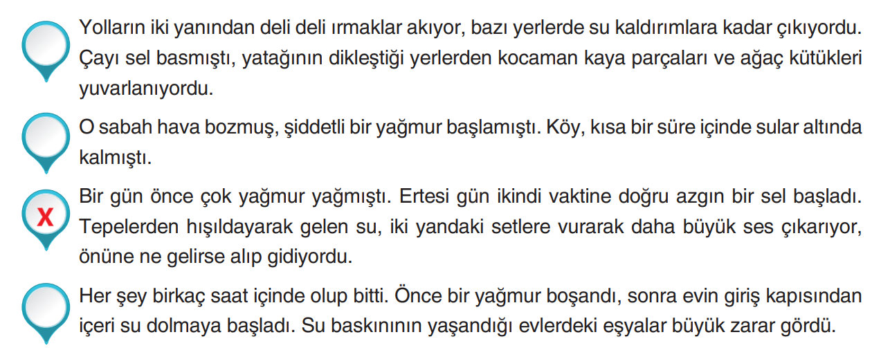 6. Sınıf Türkçe Ders Kitabı Sayfa 203 Cevapları Yıldırım Yayınları