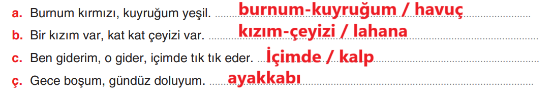 6. Sınıf Türkçe Ders Kitabı Sayfa 208 Cevapları Yıldırım Yayınları