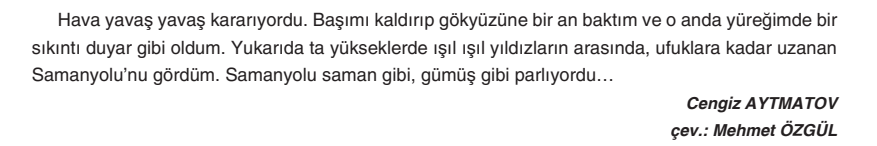 6. Sınıf Türkçe Ders Kitabı Sayfa 217 Cevapları Yıldırım Yayınları