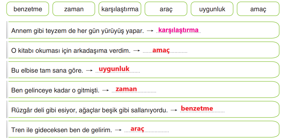 6. Sınıf Türkçe Ders Kitabı Sayfa 218 Cevapları Yıldırım Yayınları