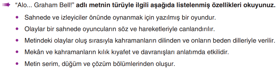 6. Sınıf Türkçe Ders Kitabı Sayfa 233 Cevapları Yıldırım Yayınları