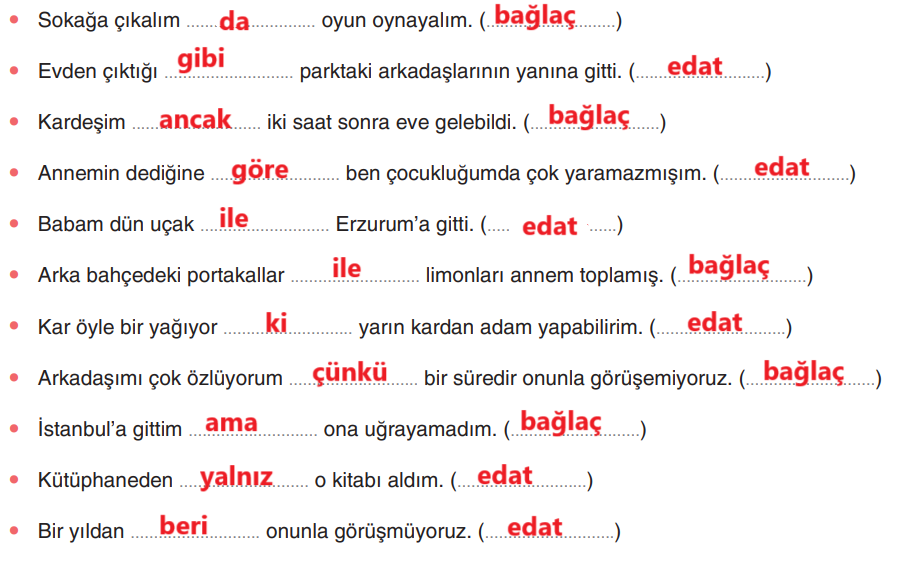 6. Sınıf Türkçe Ders Kitabı Sayfa 235 Cevapları Yıldırım Yayınları