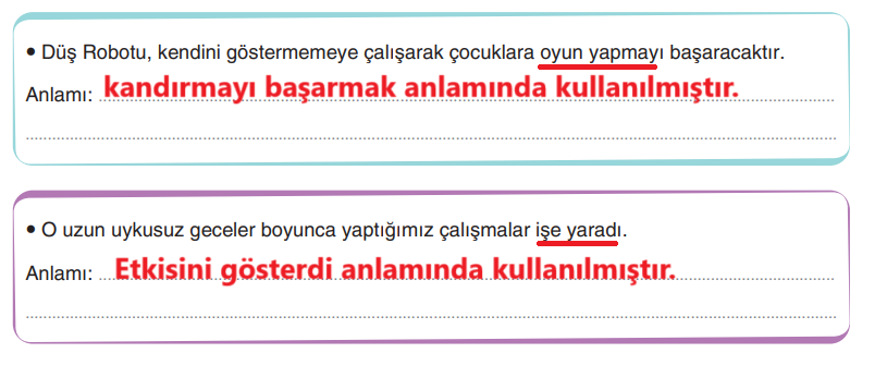 6. Sınıf Türkçe Ders Kitabı Sayfa 235 Cevapları Yıldırım Yayınları