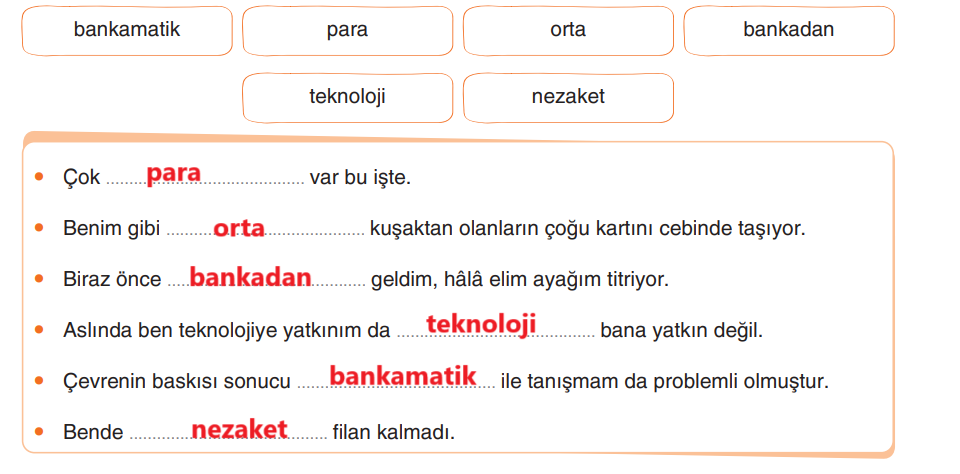 6. Sınıf Türkçe Ders Kitabı Sayfa 240 Cevapları Yıldırım Yayınları