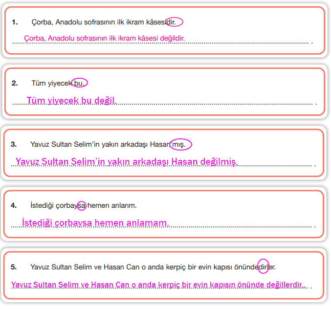 7.  Sınıf Türkçe Ders Kitabı Sayfa 183 Cevapları Özgün Yayınları