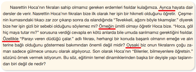 7.  Sınıf Türkçe Ders Kitabı Sayfa 186 Cevapları Özgün Yayınları1