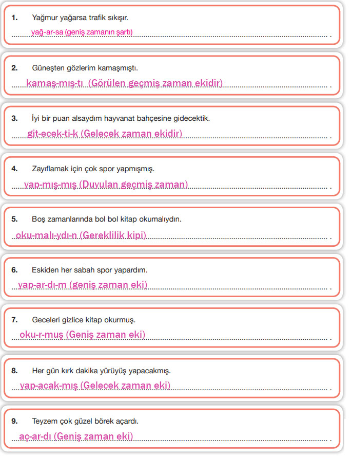 7.  Sınıf Türkçe Ders Kitabı Sayfa 187 Cevapları Özgün Yayınları