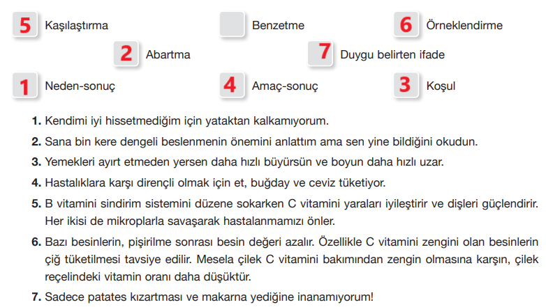 7.  Sınıf Türkçe Ders Kitabı Sayfa 202 Cevapları Özgün Yayınları