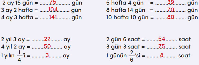 4. Sınıf Matematik Ders Kitabı Sayfa 152 Cevapları MEB Yayınları